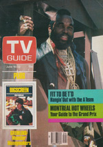 Canadian TV Guide Cover Vol 08 No 24 Issue 390 June 16 1984