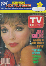 Canadian TV Guide Cover Vol 10 No 45 Issue 514 November 11 1986