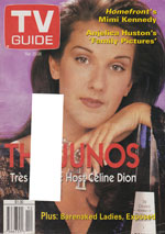 Canadian TV Guide Cover Vol 17 No 12 Issue 846 March 20 1993