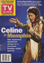 Canadian TV Guide Cover Vol 21 No 45 Issue 1089 November 8 1997