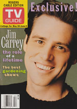 Canadian TV Guide Cover Vol 22 No 22 Issue 1118 Maay 30 1998