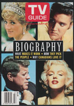 Canadian TV Guide Cover Vol 22 No 27 Issue 1123 July 4 1998