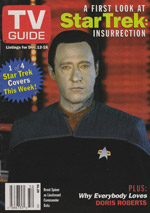 Canadian TV Guide Cover Vol 22 No 50 Issue 1146 December 12 1998