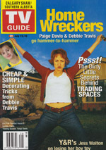 Canadian TV Guide Cover Vol 26 No 28 Issue 1333 July 13 2002