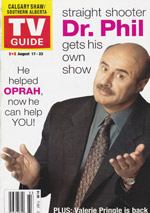 Canadian TV Guide Cover Vol 26 No 33 Issue 1338 August 17 2002