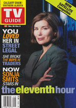 Canadian TV Guide Cover Vol 26 No 48 Issue 1353 November 30 2002